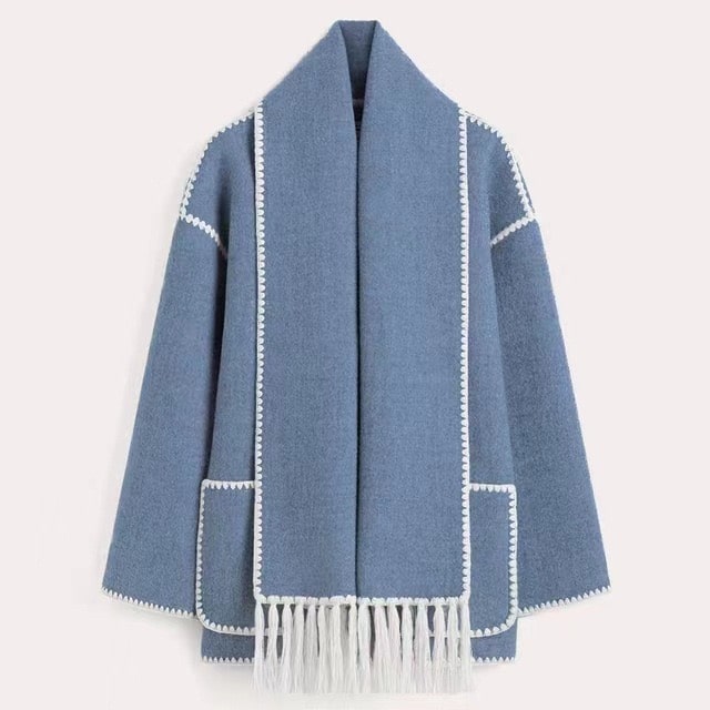 Viona | Bequeme Wollumhangjacke