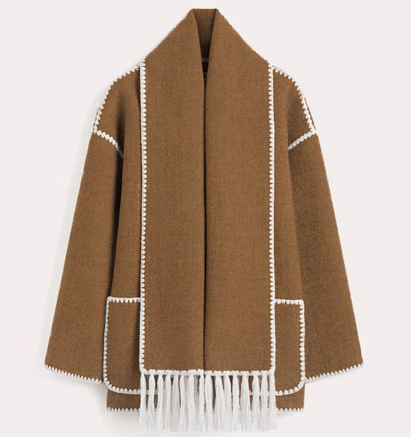 Viona | Bequeme Wollumhangjacke